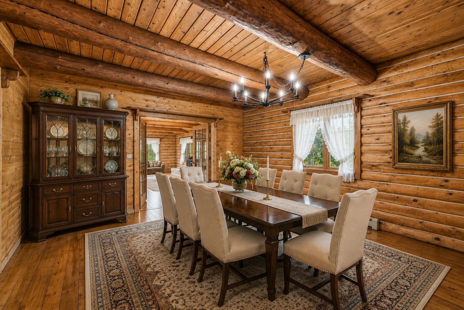 W714 Valley View Road Spring Prairie, WI 53105 - Photo 19 of 58 AI Generated Dining Room