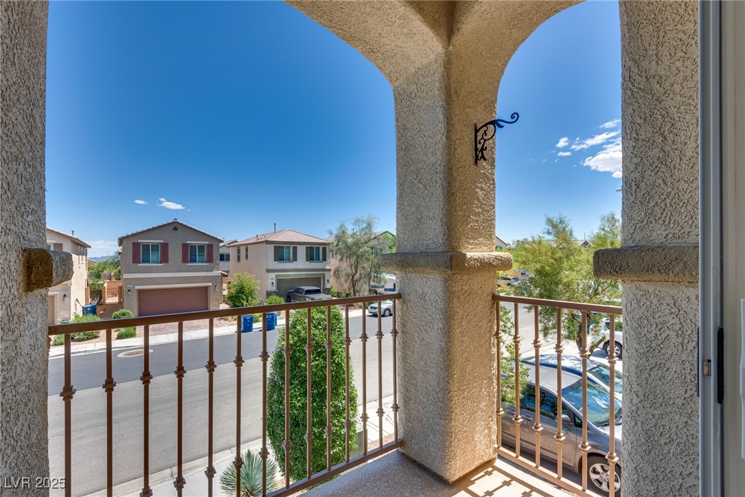 10519 Mann Street Las Vegas, NV 89141 - Photo 21 of 48 Balcony with a residential view