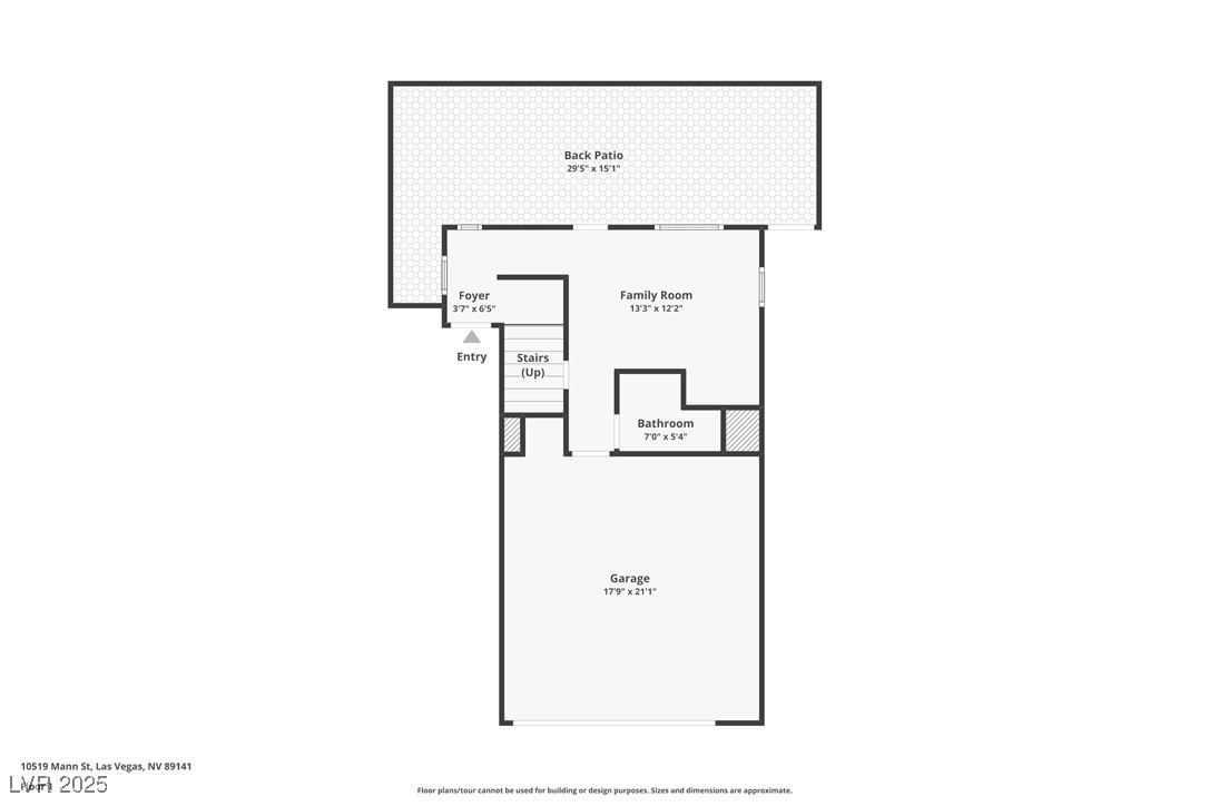 10519 Mann Street Las Vegas, NV 89141 - Photo 46 of 48 1st Floor Floorplan
