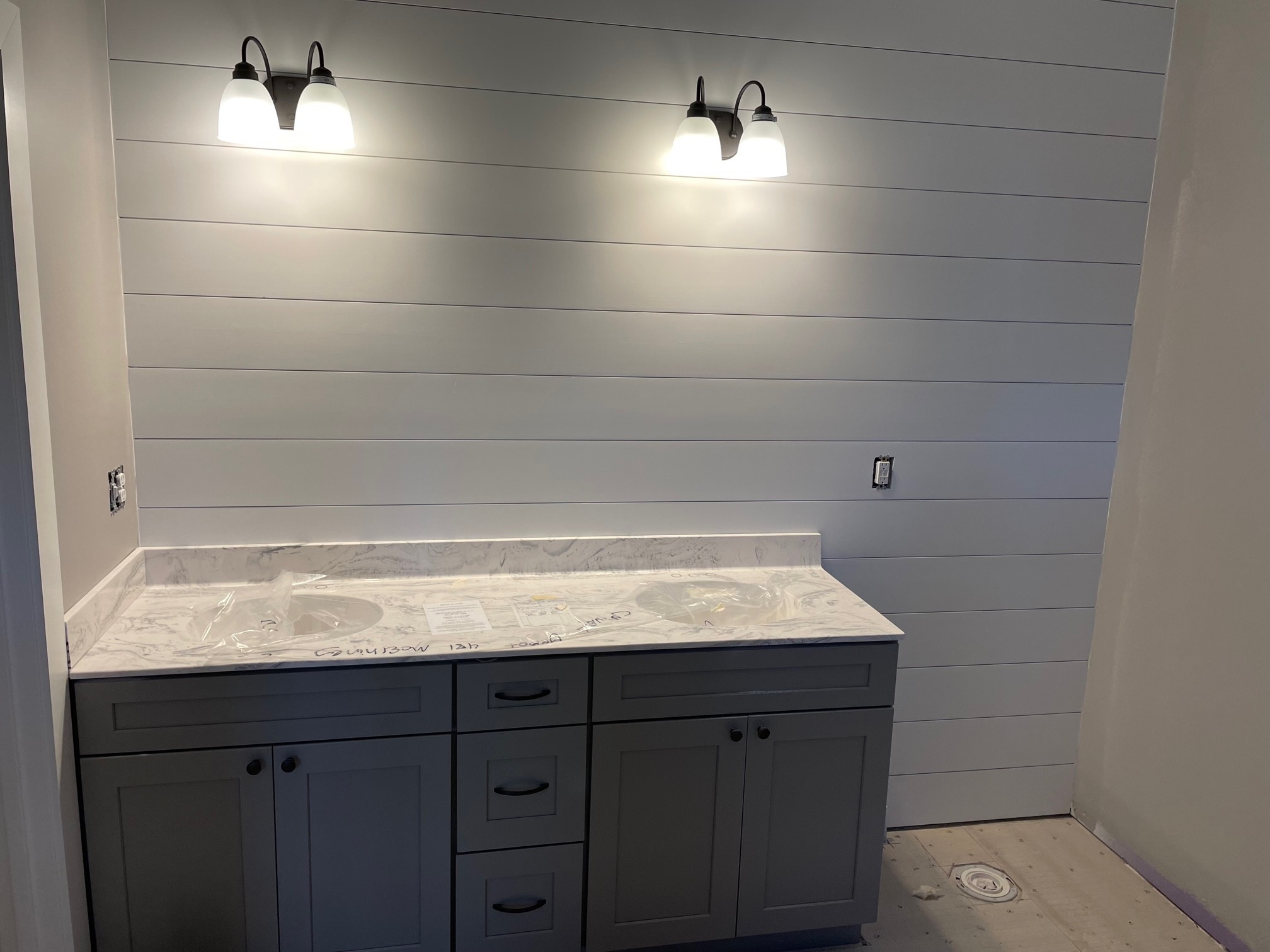 481 Mcelhiney Road Dickson, TN 37055 - Photo 4 of 6 a bathroom with a granite countertop sink and vanity