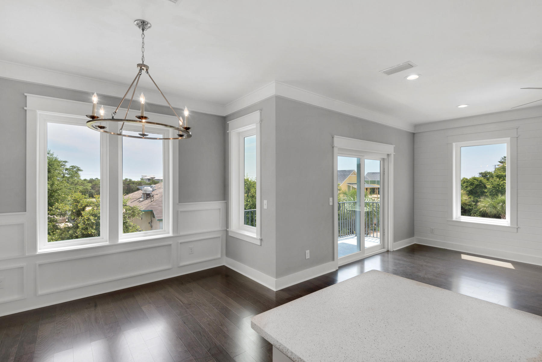 29 Seaview Dr Inlet Beach, Unit LOT 7 Inlet Beach, FL 32461 - Photo 22 of 45 wooden floor in an empty room with a window