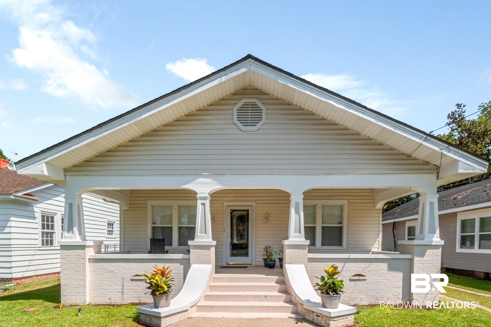 653 Cherokee Street Mobile, AL 36606 - Photo 1 of 22 View of front of house featuring covered porch