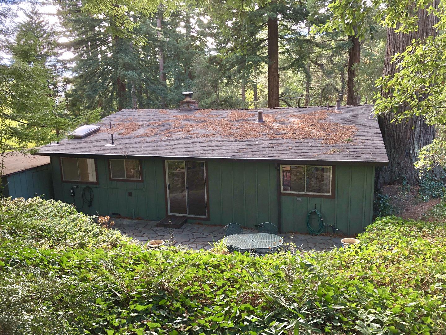 187 Chapman Road Woodside, CA 94062 - Photo 16 of 29 front view of a house with a yard