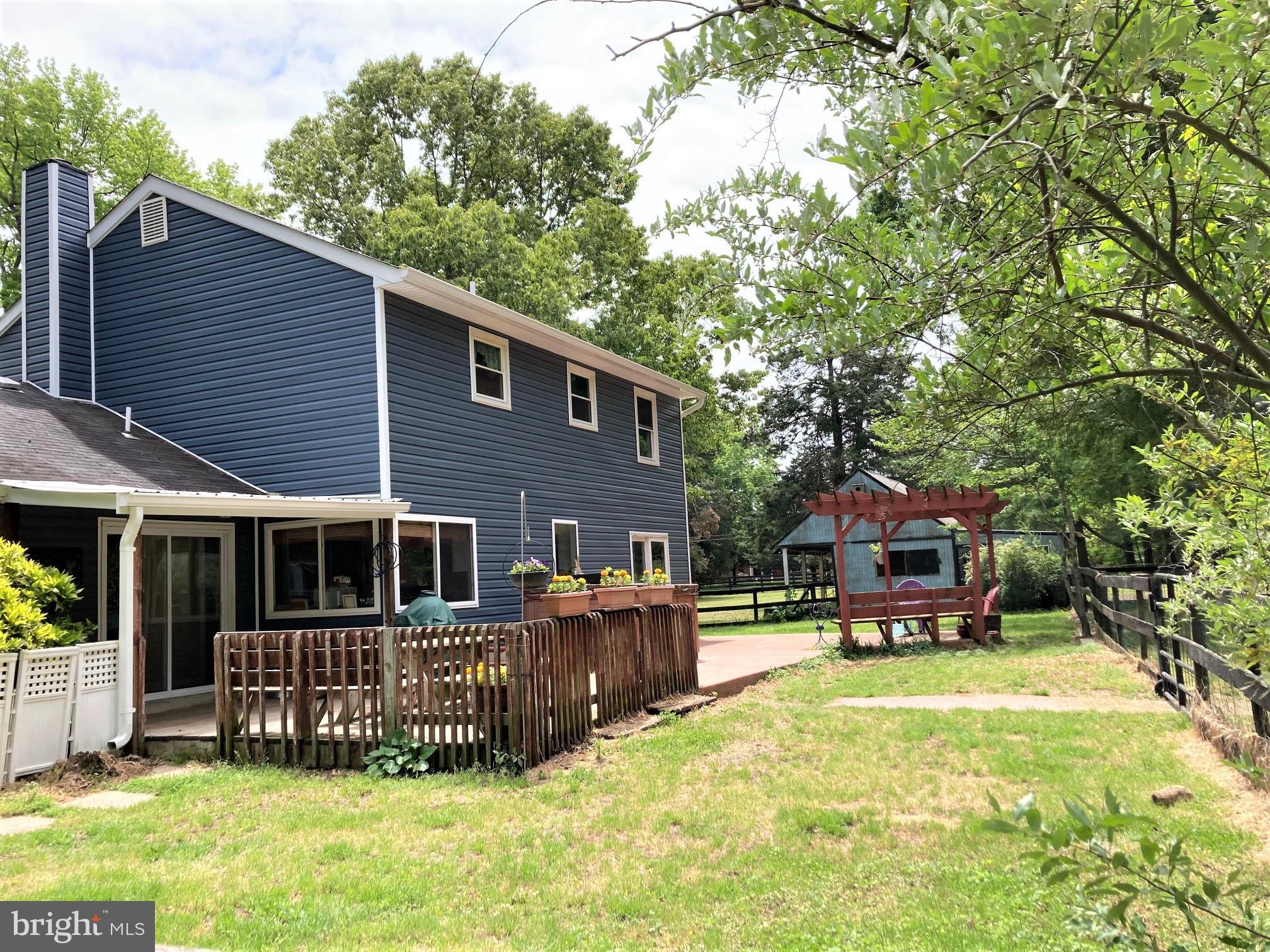 6125 Sandy Point Road Prince Frederick, MD 20678 - Photo 36 of 56 View of the Home taken from the garden fence