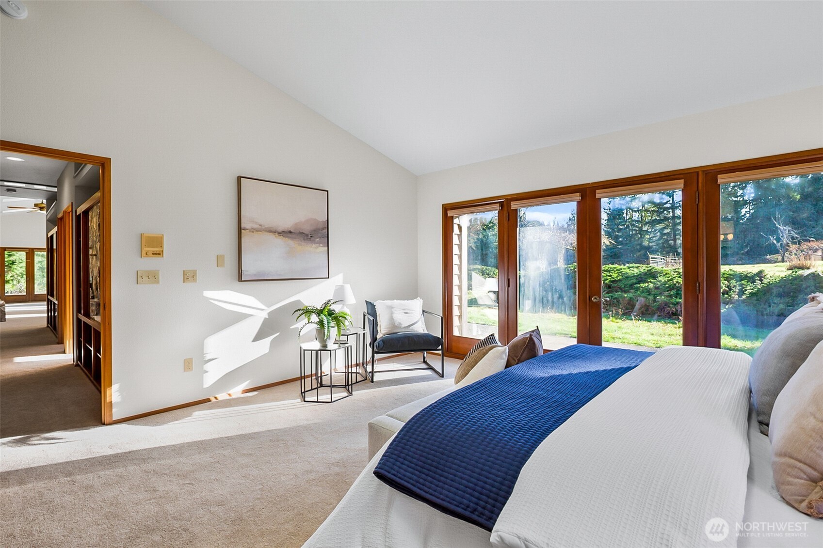 14630 High Bridge Road Monroe, WA 98272 - Photo 13 of 40 a bedroom with a bed and a large window