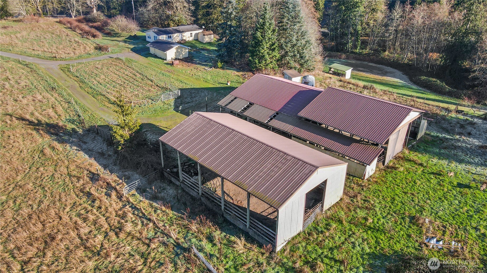14630 High Bridge Road Monroe, WA 98272 - Photo 24 of 40 an aerial view of a house with a yard