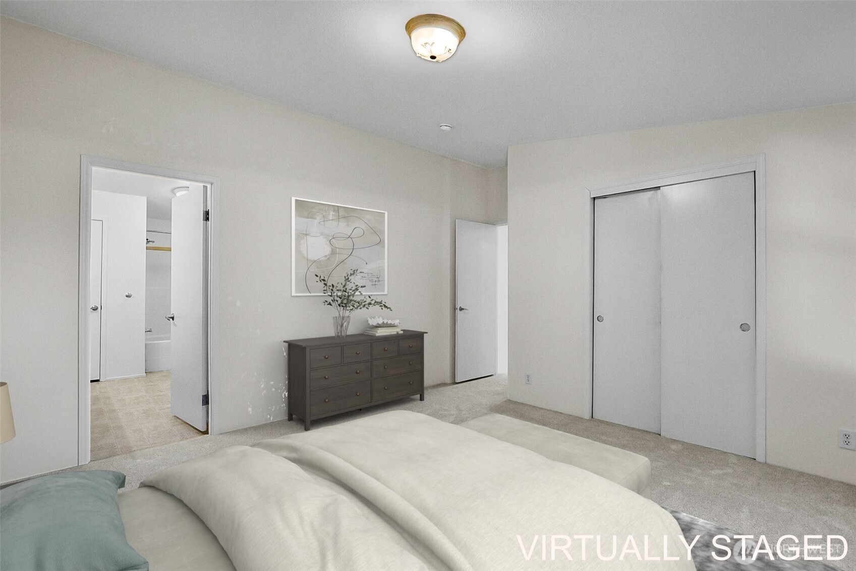 14630 High Bridge Road Monroe, WA 98272 - Photo 33 of 40 a bedroom with a bed and a dresser