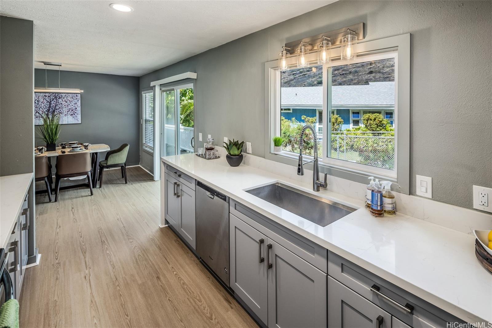 1160 Lunalilo Home Road Honolulu, HI 96825 - Photo 5 of 18 Light and bright renovated galley style kitchen