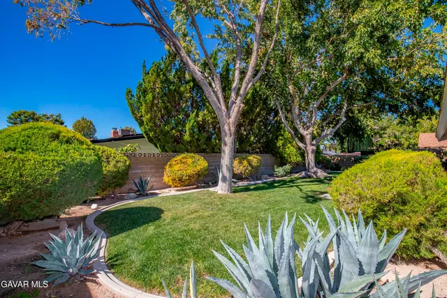 a view of outdoor space with garden