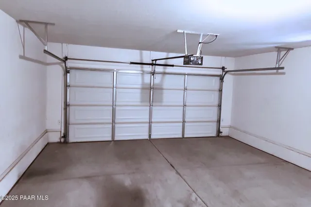 a view of a store room with racks
