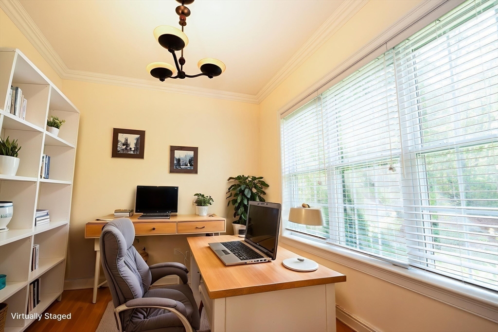 4 Farrar Road Upton, MA 01568 - Photo 16 of 37 a view of a workspace with furniture and a window