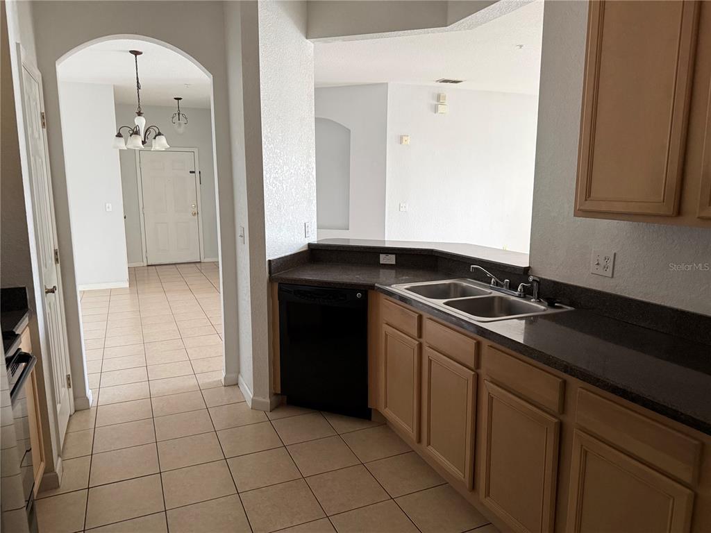 3311 Whitestone Circle, Unit 201 Kissimmee, FL 34741 - Photo 9 of 25 a kitchen with a sink and cabinets