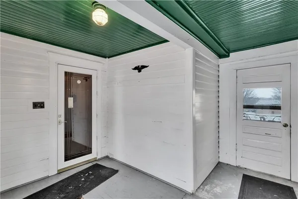 a view of front door of a house
