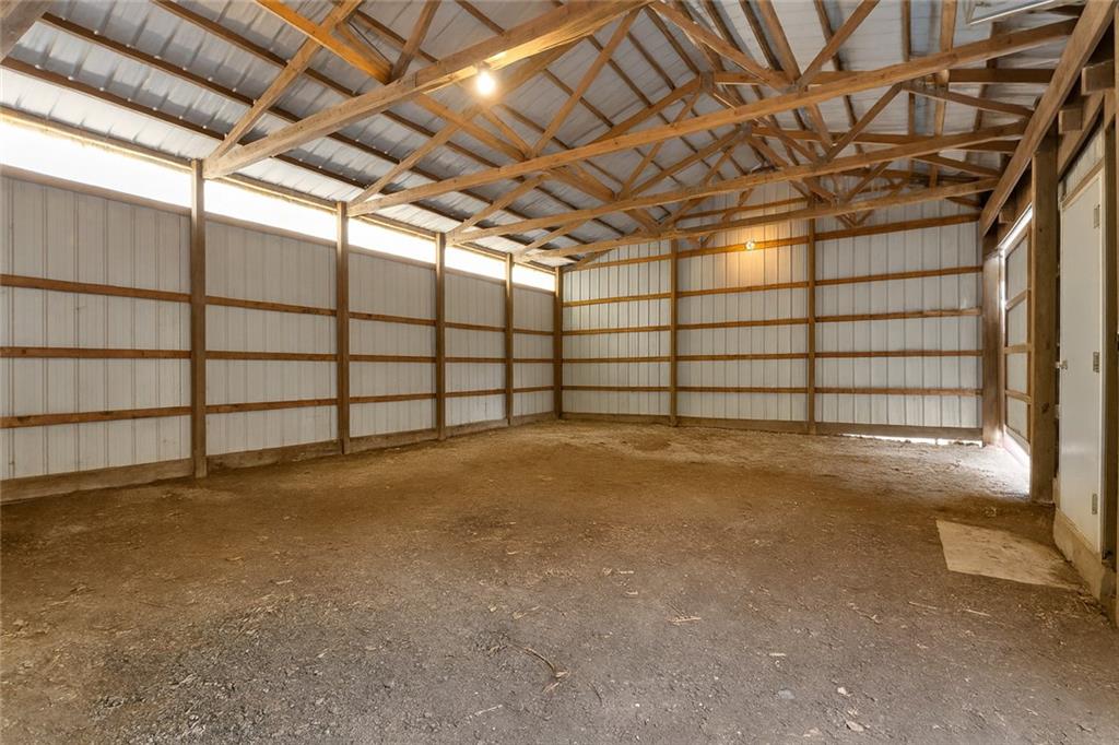 6656 Portersville Rd /state Rt 488 Portersville, PA 16051 - Photo 30 of 39 A 24x36 pole building with electric adds versatility for hobbies or storage.