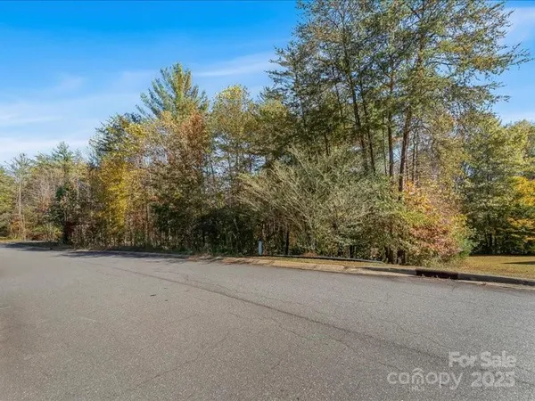 a view of a road from a window