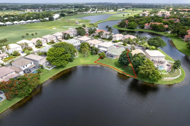 a view of a lake with an ocean