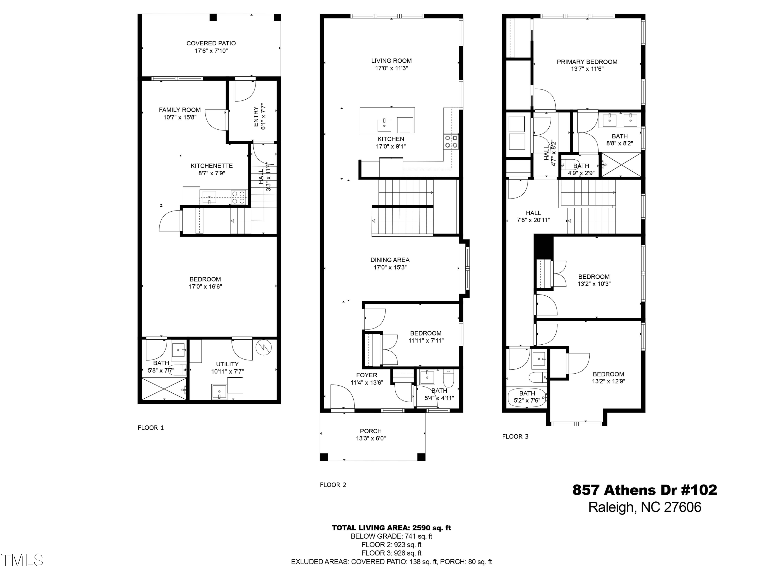 857 Athens Drive, Unit 102 Raleigh, NC 27606 - Photo 46 of 46 Gallery Image 46