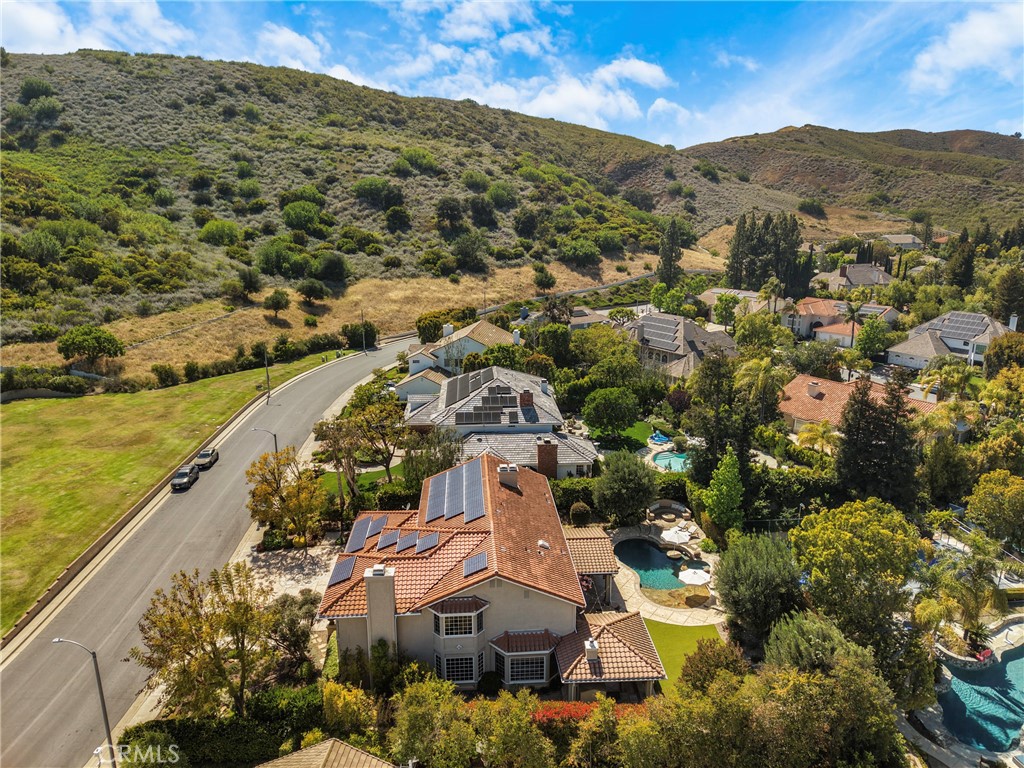 6032 Grey Rock Road Agoura Hills, CA 91301 - Photo 54 of 54 an aerial view of houses with a lake
