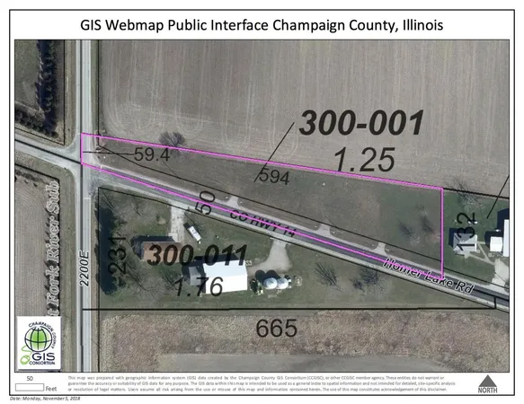 $55,000 | 2210 Homer Lake Road, St. Joseph, IL 61873