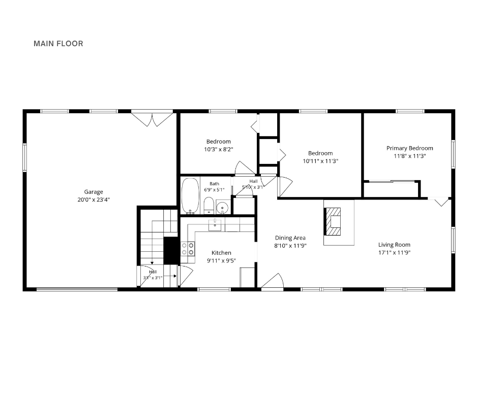 91 Baston Road North Yarmouth, ME 04097 - Photo 41 of 42 Floorplan - Main Floor