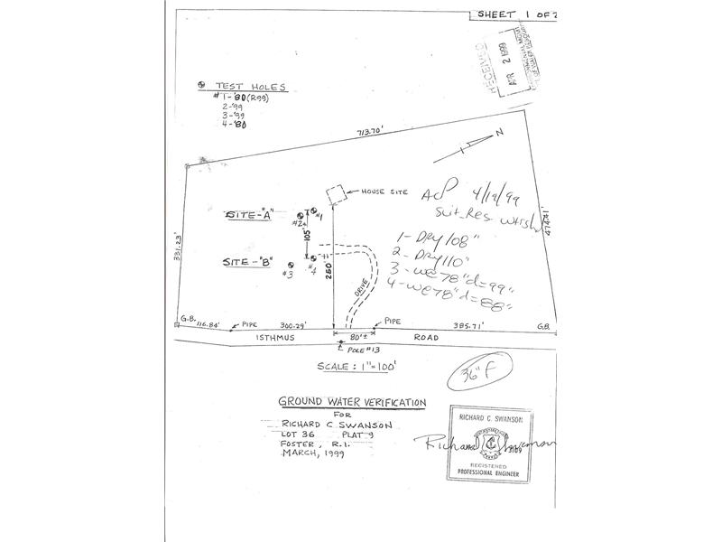 13 Isthmus Road Foster, RI 02825 - Photo 3 of 4 Land.