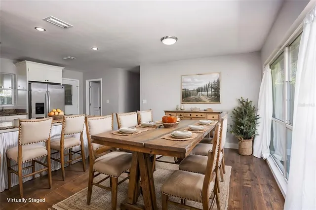 an aerial view of residential house with outdoor space