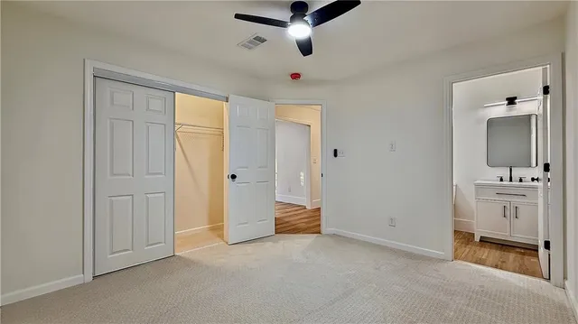 a view of a livingroom with a bathroom