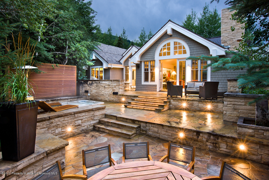 1407 Crystal Lake Road Aspen, CO 81611 - Photo 6 of 12 Back Patio