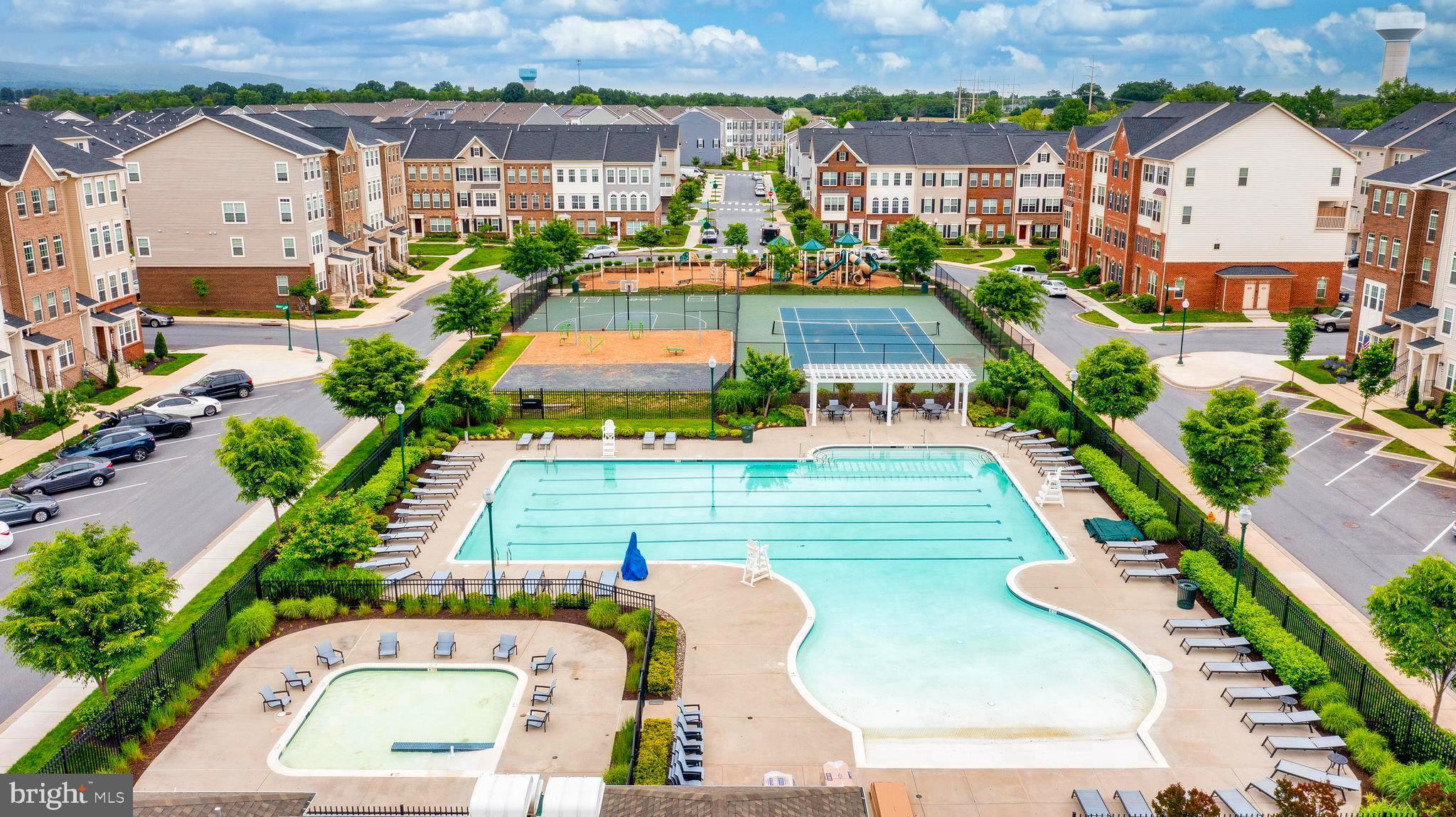 5950 Forum Square Frederick, MD 21703 - Photo 8 of 39 Community pool right outside your front door!