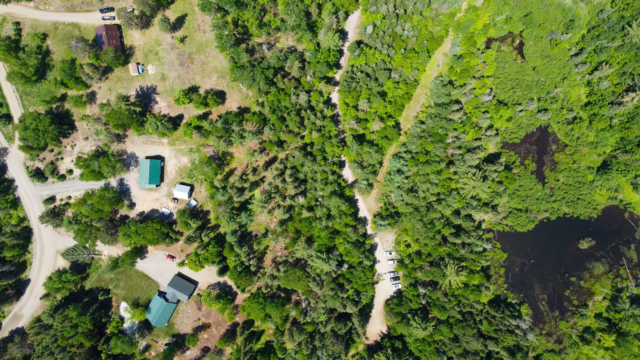 60 Appalachian Road Stratton, ME 04982 - Photo 59 of 65 pond from above