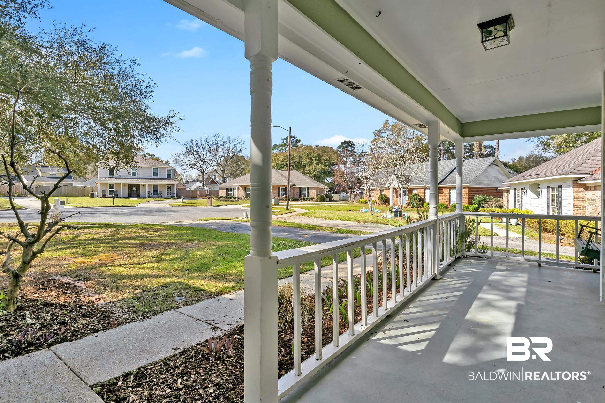 6616 Conde Court Mobile, AL 36695 - Photo 5 of 27 View of patio with a porch and a residential view
