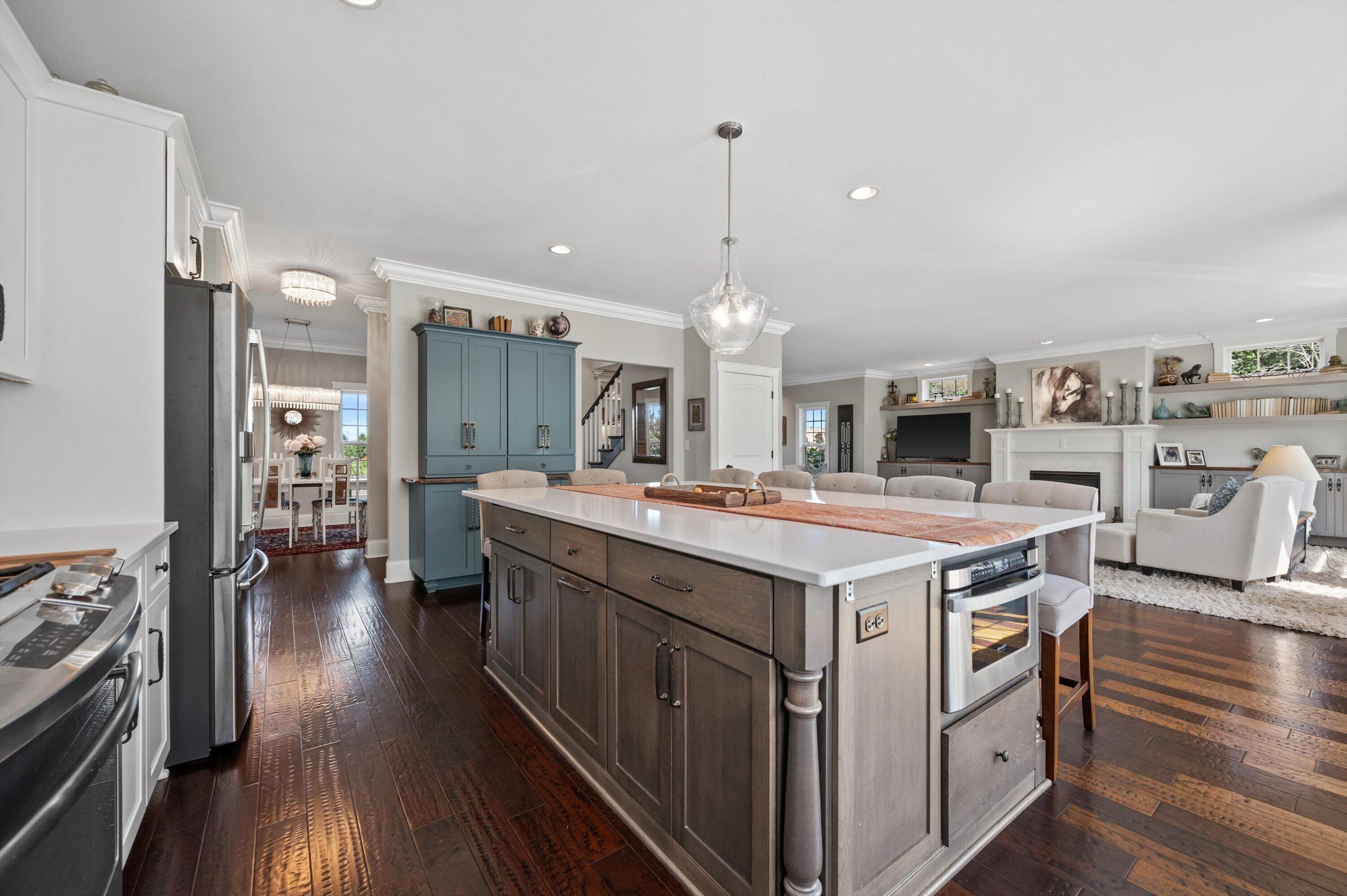 200 Nashotah Road Delafield, WI 53058 - Photo 22 of 55 Custom built pantry & oversized island