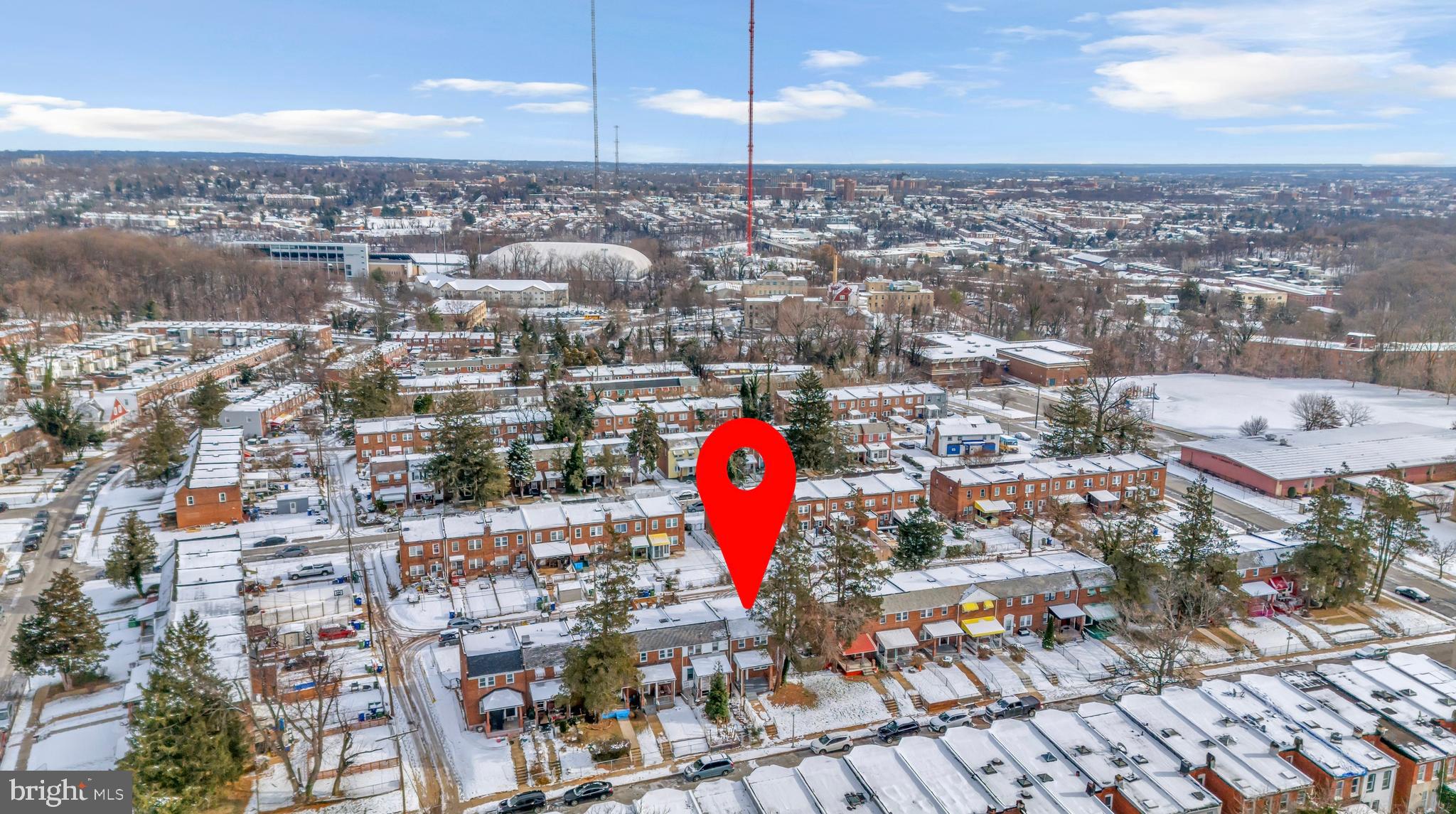 3827 Cottage Avenue Baltimore, MD 21215 - Photo 42 of 43 an aerial view of city