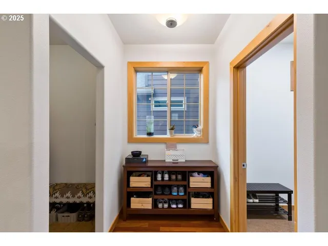 a view of house with wooden floor and a window