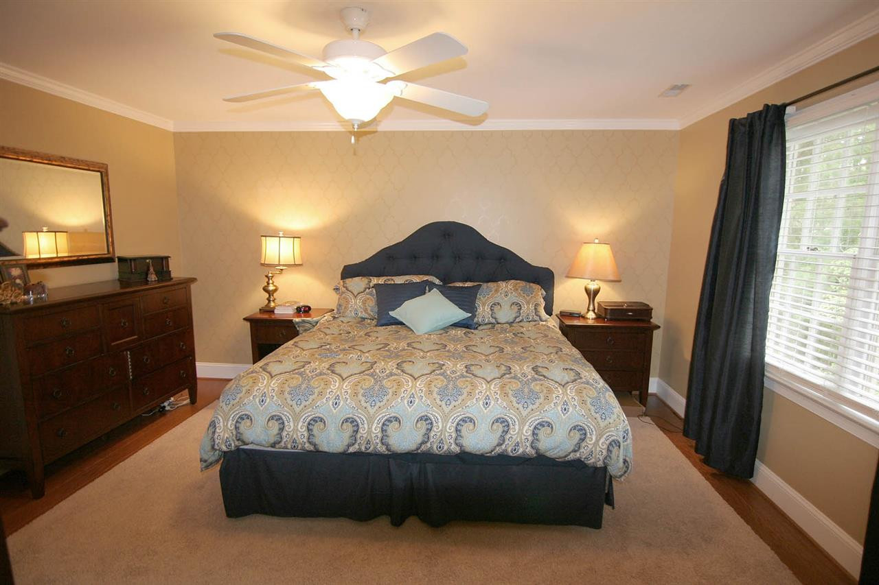 7903 Laurel Mountain Road Raleigh, NC 27613 - Photo 16 of 25 This is undoubtedly the PERFECT Place to End your Day. Hardwood Floors, Crown Molding, His and Her Closets -- One is a Walk-in Closet and the other is a Double Closet. Master Bedroom