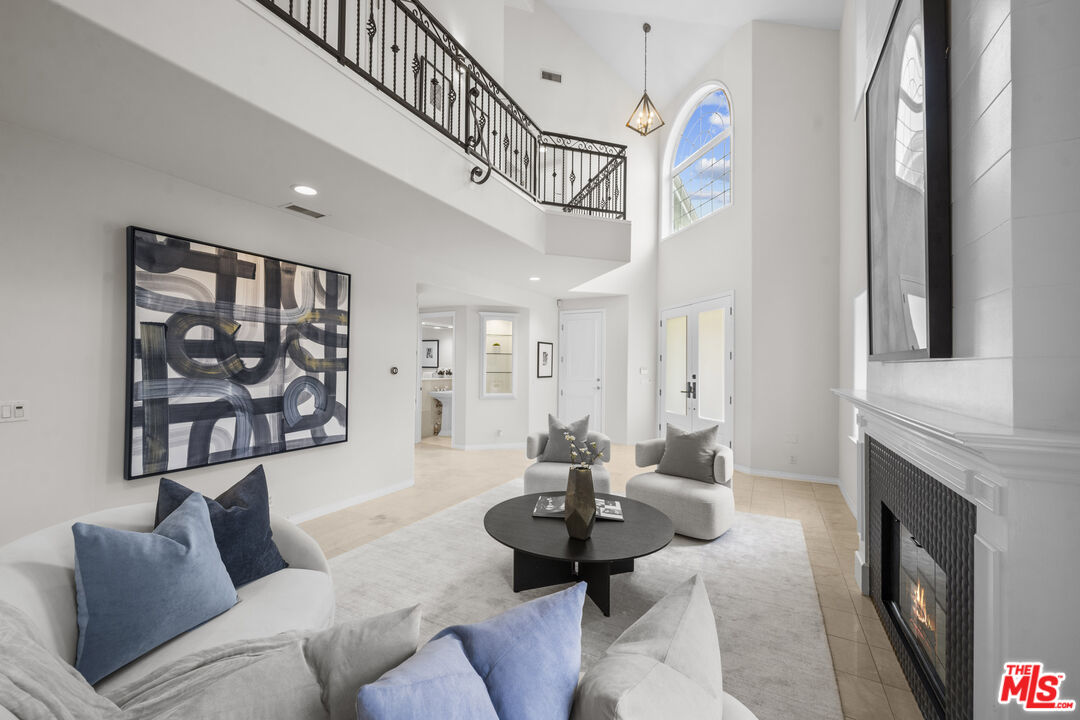 7861 West 80th Street Playa del Rey, CA 90293 - Photo 5 of 42 a living room with furniture and a fireplace