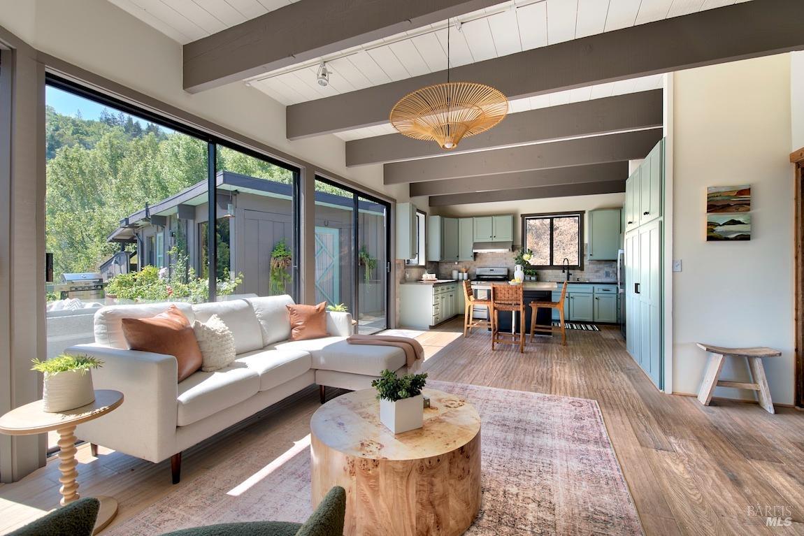 600 Murray Avenue Kentfield, CA 94904 - Photo 16 of 59 a living room with furniture and a large window