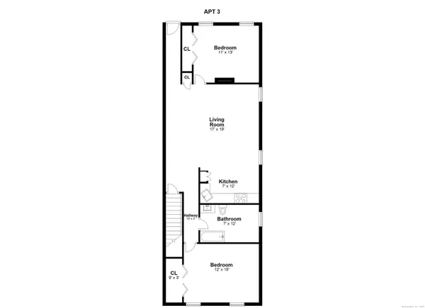 $2,800 | 678 Atlantic Street, Unit 3, Stamford, CT 06902
