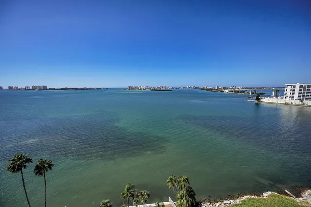 a view of city and ocean