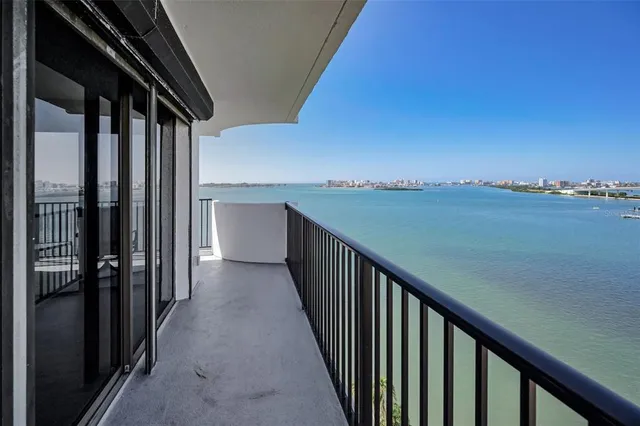 a city view with tall buildings