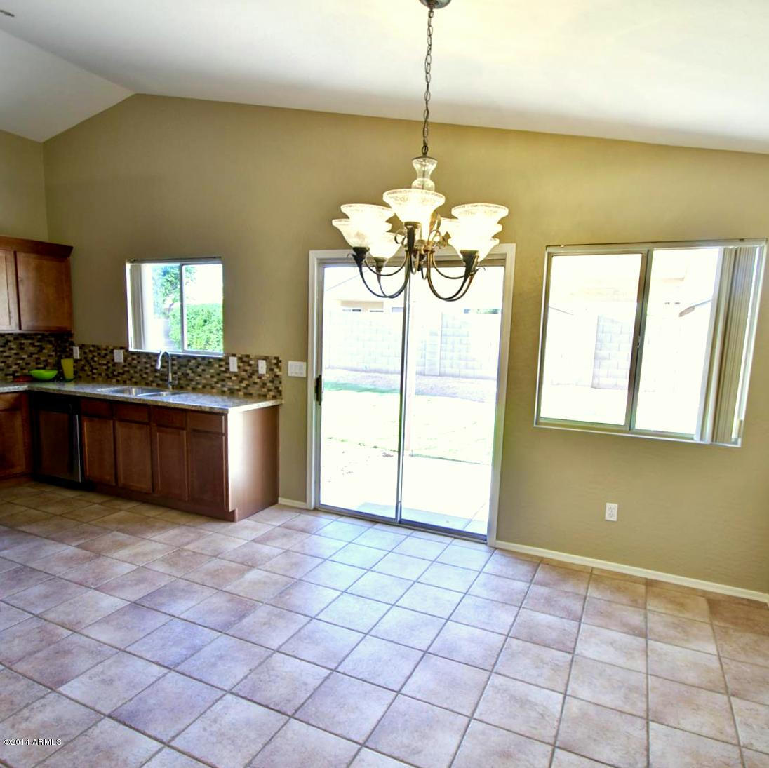 2822 East Harwell Road Gilbert, AZ 85234 - Photo 11 of 23 Kitchen & Dining Open to Backyard