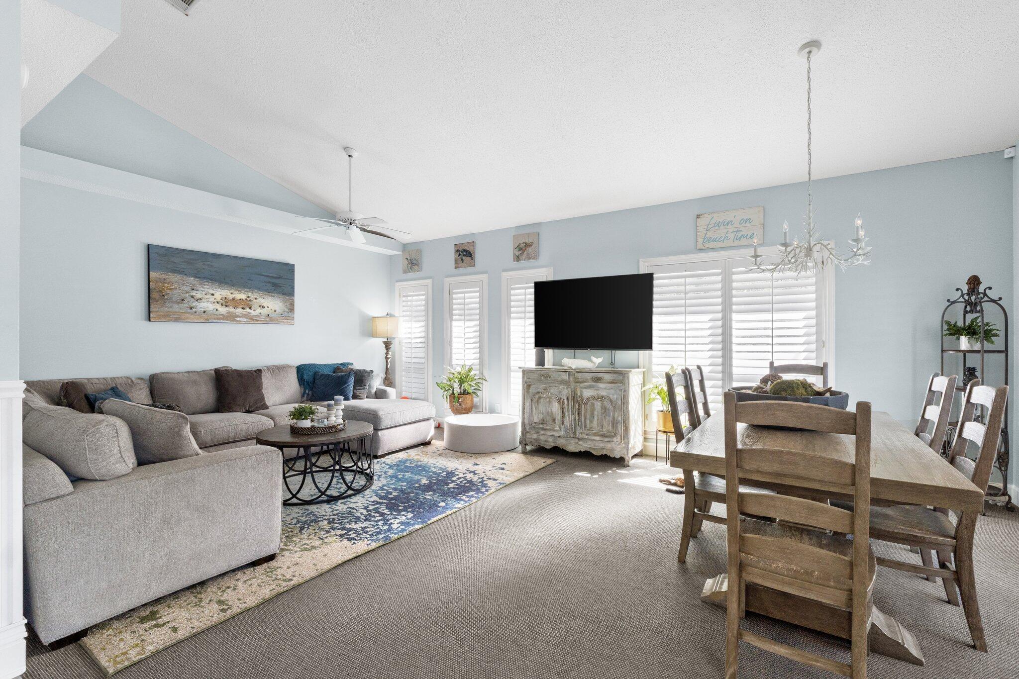 4460 Ocean View Drive Destin, FL 32541 - Photo 13 of 53 a living room with furniture and a flat screen tv