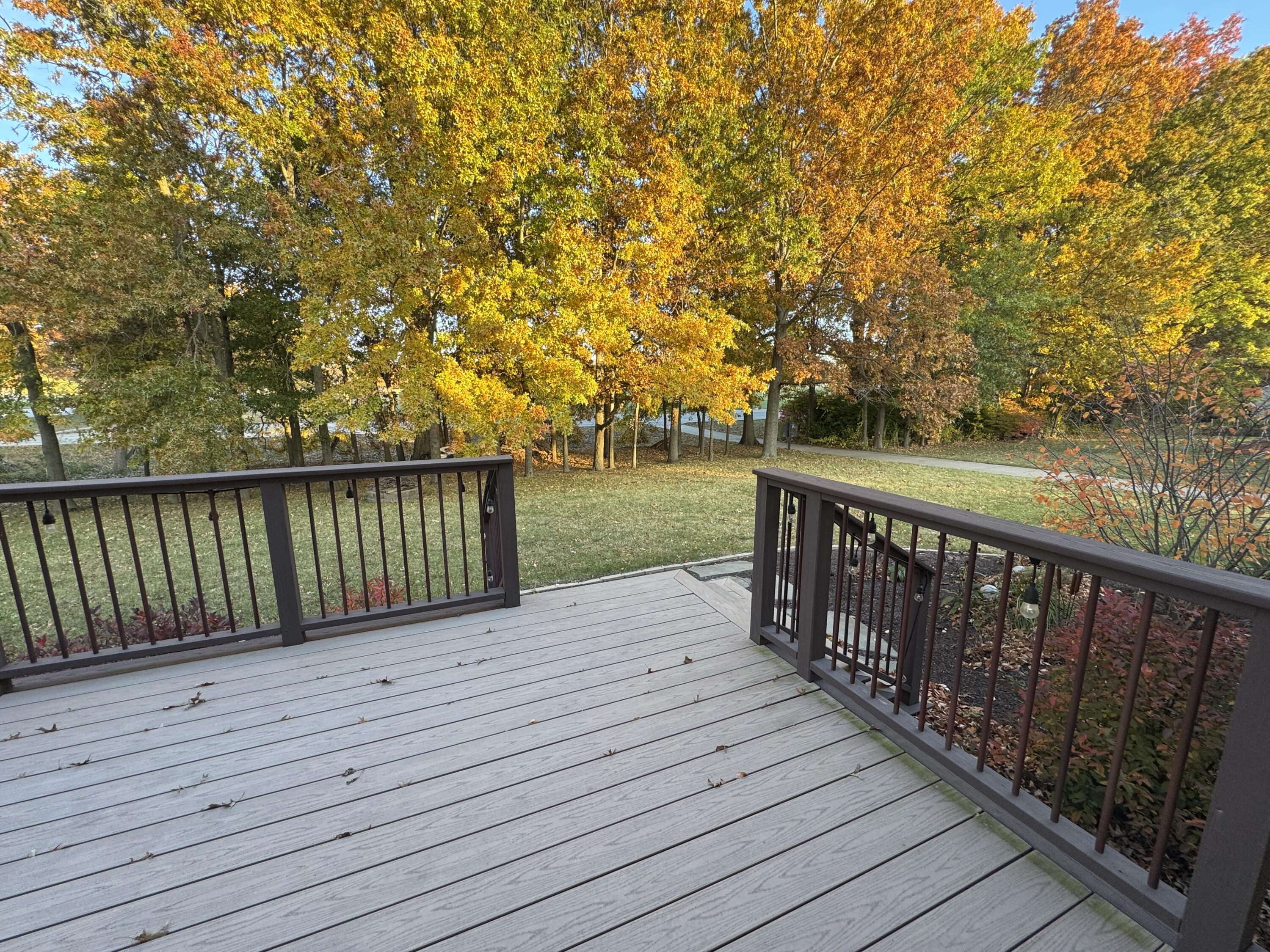 1521 Birdie Way Chesterton, IN 46304 - Photo 10 of 58 a balcony with wooden floor