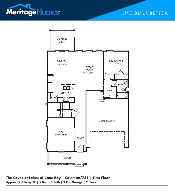 360 Calm Water Way Summerville, SC 29486 - Photo 21 of 21 Coleman Floorplan