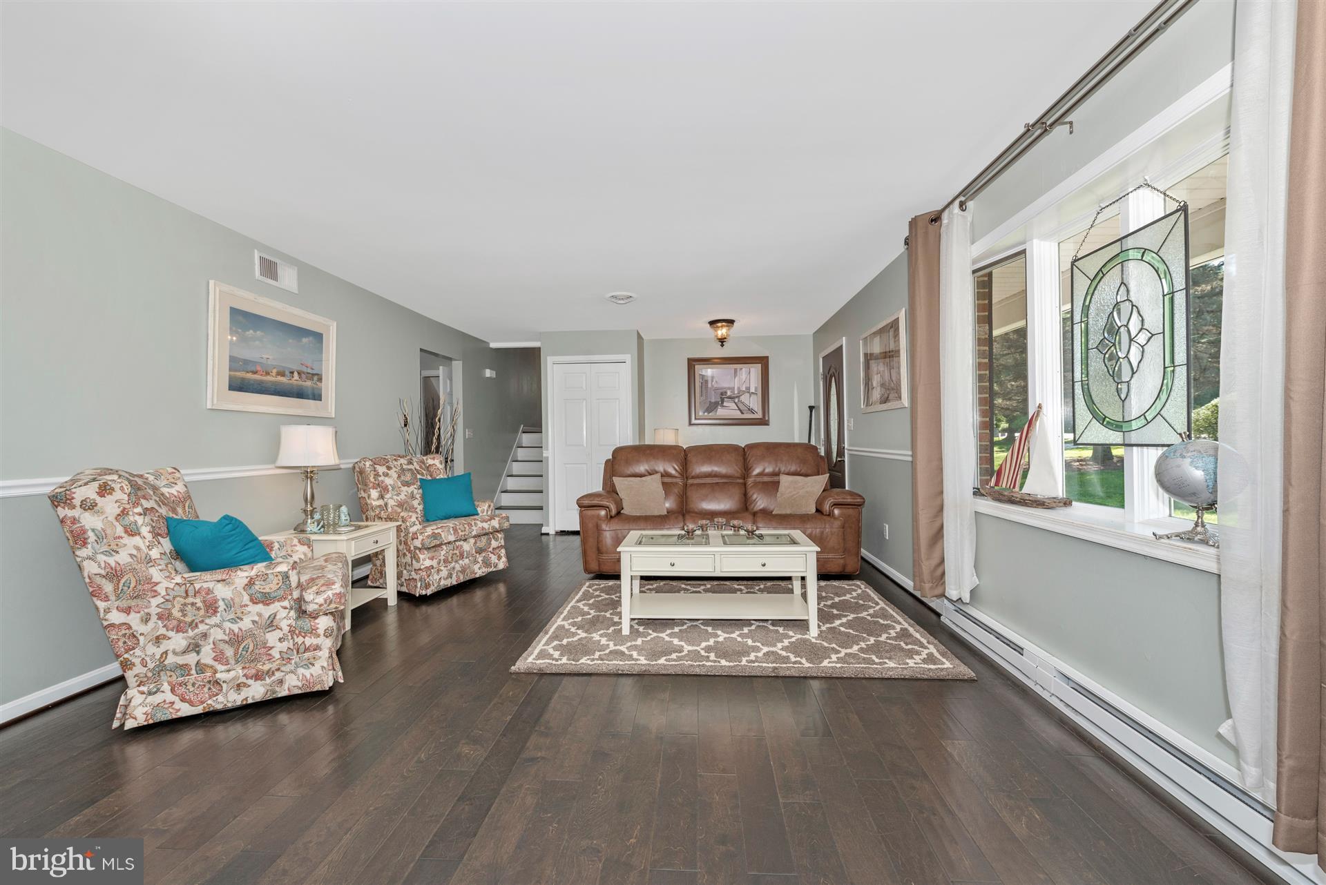 13432 Old Annapolis Road Mount Airy, MD 21771 - Photo 4 of 30 Living Room and Stairs to Upper Level