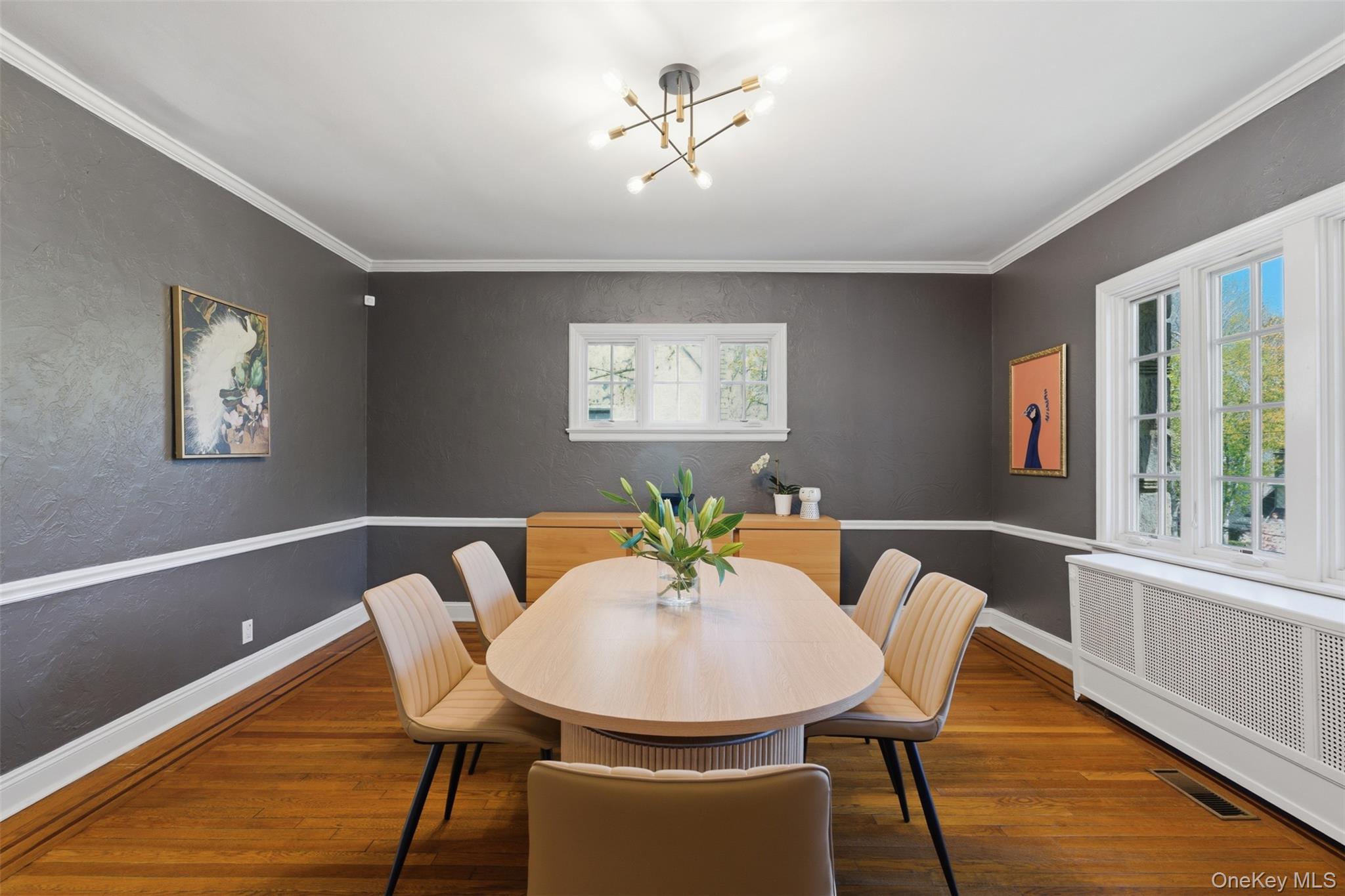 42 Mulberry Lane New Rochelle, NY 10804 - Photo 16 of 43 a view of a dining room with furniture window and wooden floor
