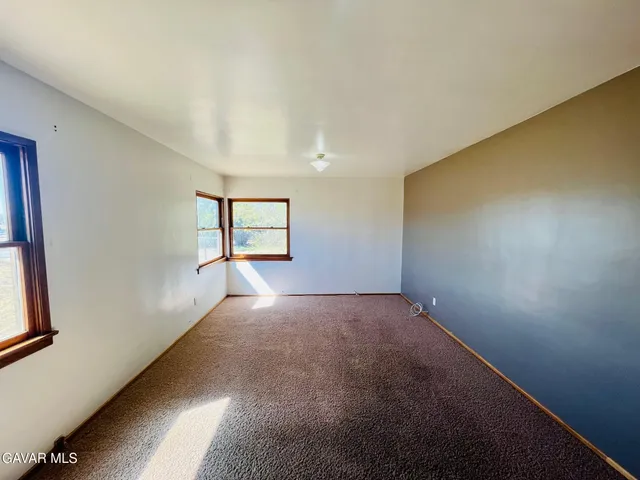 a view of a room with window