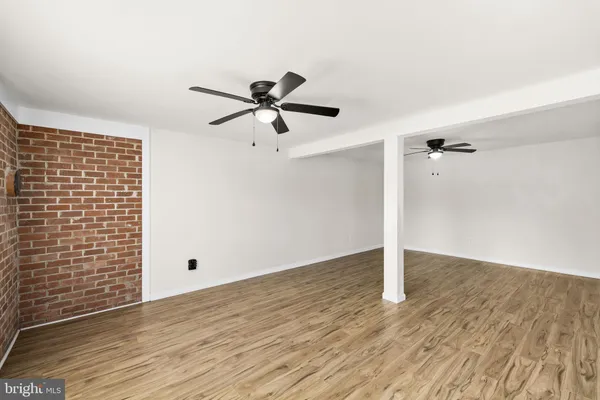 wooden floor in an empty room