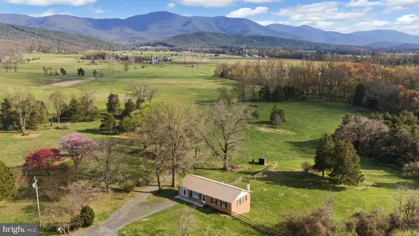 a view of city and mountain