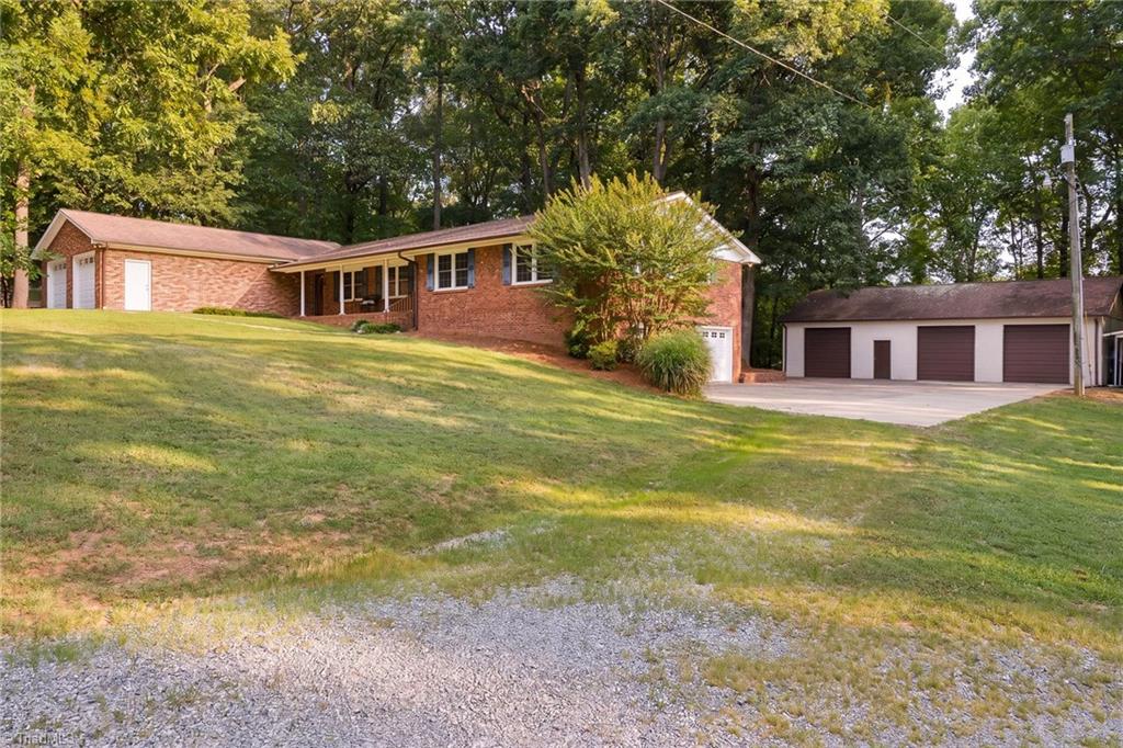 243 Clay Street Linwood, NC 27299 - Photo 8 of 38 House from lower driveway